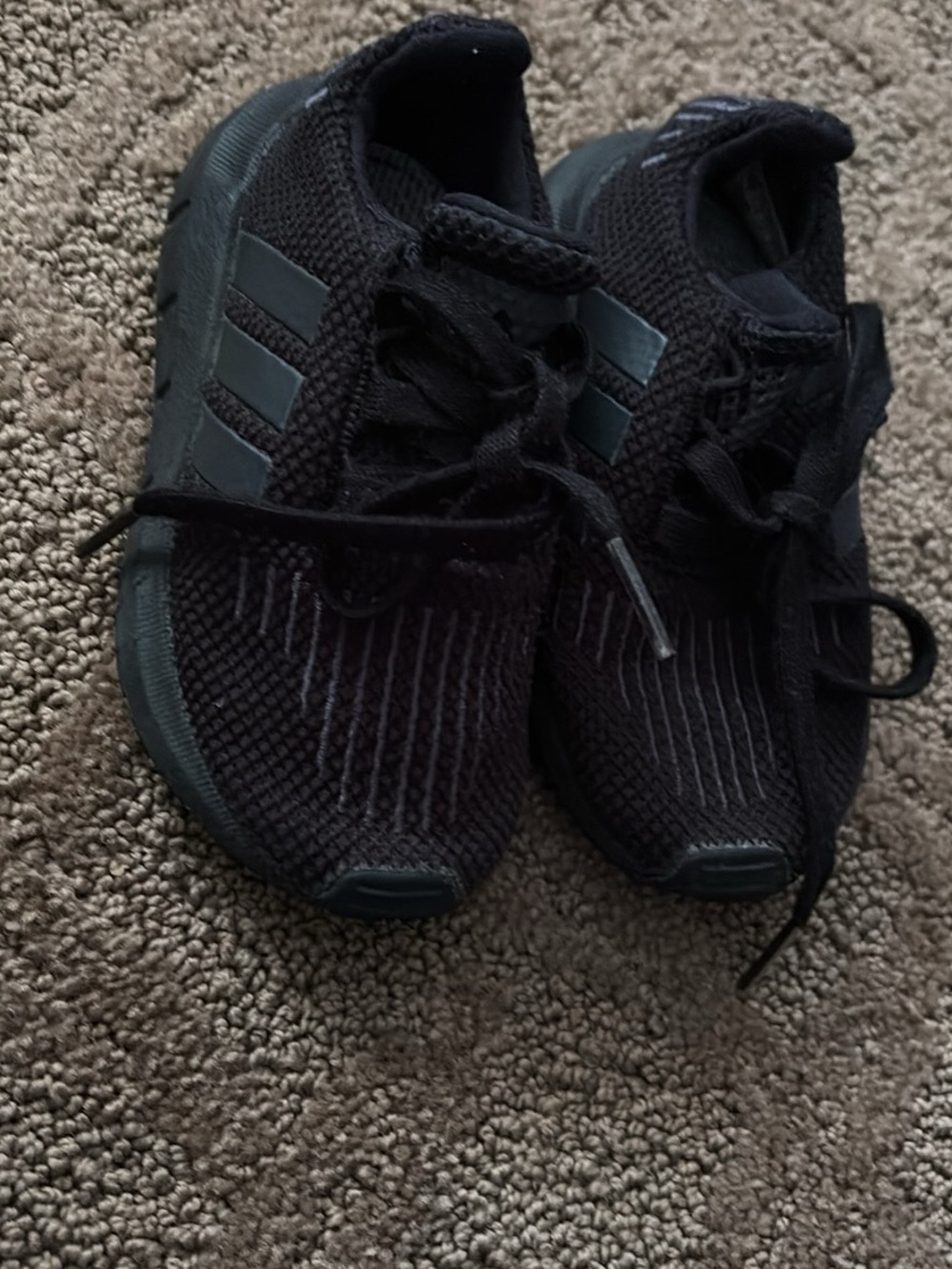 adidas Kids Black Athletic Sneakers